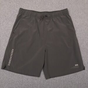 Abercrombie & Fitch YPB Athletic Shorts Men's‎ Small Gray Running Lightweight 7"